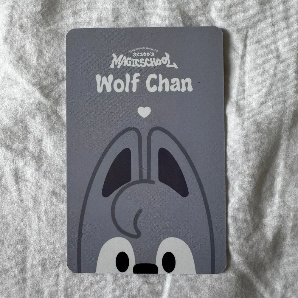 Bang Chan Wolfchan Magic School Popup Pob Photocard